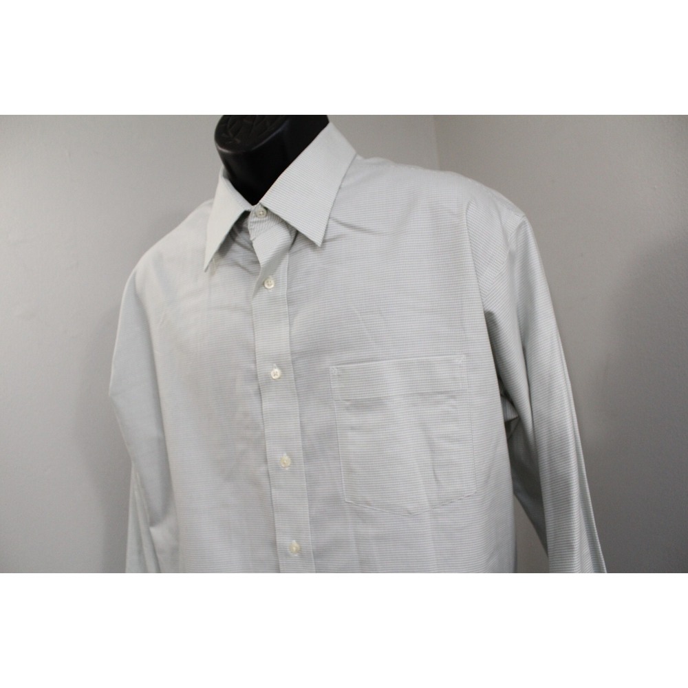 Tommy Hilfiger Dress Shirt Plaid Long Sleeve VTG Button Up Mens 17 34/35‎ XL